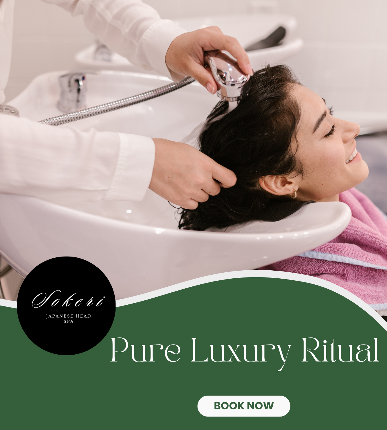 Pure Luxury Ritual – 60 Min Ultimate Head Spa
